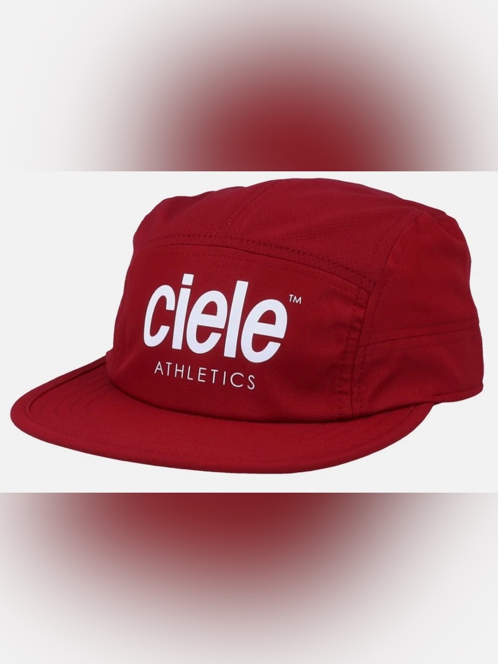 Ciele Athletics 5-panel Running GoCap Cap Hat One Size COOLwick red